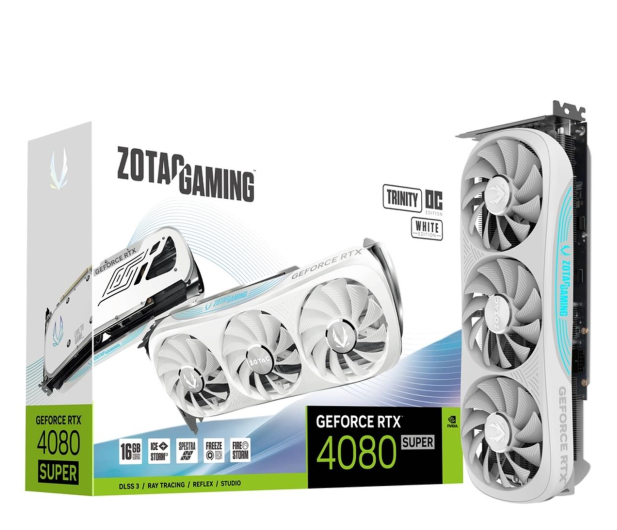 Zotac GeForce RTX 4080 SUPER Trinity OC White Edition 16GB GDDR6X - 1209701 - zdjęcie